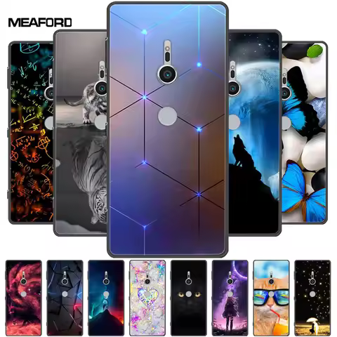 For Sony Xperia XZ3 Case Xperia XZ2 Premium Fashion Soft TPU Silicone Back Cover For Sony Xperia XZ2