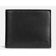 Authentic COACH 3-In-1 Men's Wallet - Black