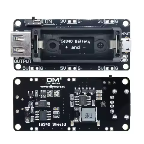 16340 lithium battery mobile power expansion board lithium battery expansion board 16340 lithium bat