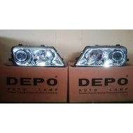 DEPO TAIWAN PROTON WAJA OLD MODEL FRONT DEPAN HEAD LAMP HEAD LIGHT DEPAN LAMPU BESAR 100 % NEW