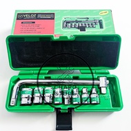 Veloz kunci sok sock shock socket set 11pcs hand socket set Veloz