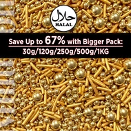 Millusion Cake Sprinkles Decoration Halal Certified Cake Decoration Gula Manik Kek Murah Topping Gul