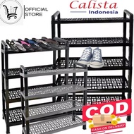 COSMIC 3-TIER SHOE RACK CALISTA 5-TIER/ CALISTA PLASTIC SHOE AND SANDALS STORAGE/) V
