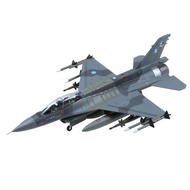 Military Model Plane F-16D Alloy Fighter Plane Model 1/72 Scale High-Quality Alloy Body Engineering 