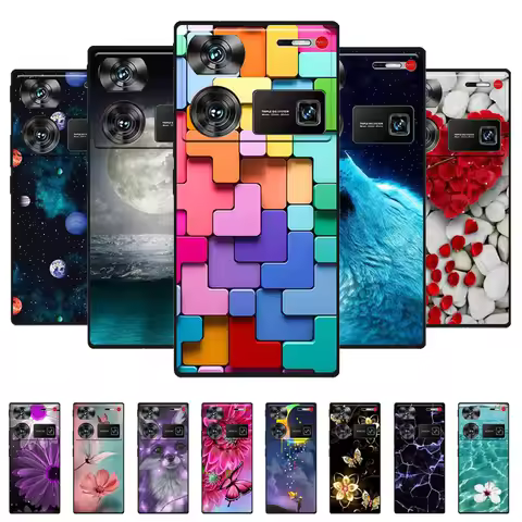 For Nubia Z60 Ultra Case Z 60 Ultra Luxury Phone Silicon Back Cover For NUBIA NubiaZ60 Z60Ultra Case