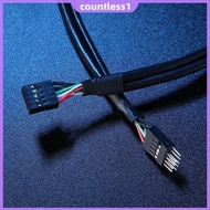 USB 2.0 9 Pin Male To 9 Pin Female Adapter Extension Cable 50CM/1.64FT Connector Adapter 9pin USB He