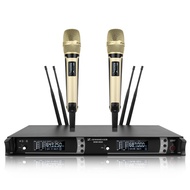 SENNHEISER SKM9000ไมค์ไร้สายไฟเมทัลลิคเหมาะสำหรับการประชุมคาราโอนครอบครัวช่องสัญญาณปรับได้เชื่อมต่อบ