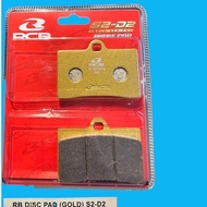 RCB DISC PAD S2-D2 SERIES R1 BRAKE CALIPER GOLD