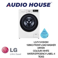 LG FV1410H3W 10/6KG FRONT LOAD WASHER DRYER COLOUR: WHITE WATER EFFICIENCY LABEL: 4 TICKS DIMENSION: W600xD565xH850MM