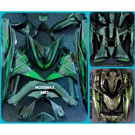 Modenas Kriss MR1 / MR2 / MR3 BODY SET COVER SET Hijau Lumut