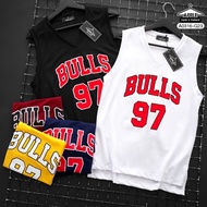 A0316 Tank Top Sports Fabric BULLS 97 Screen Printing