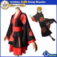 【SOYACAR】Amine Akatsuki Costume Cloak Uchiha Robe Capes Halloween Anime Cosplay