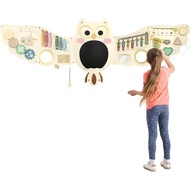Baotree Owl Activity Wall Busy Board Panels, Montessori Sensory Toys,