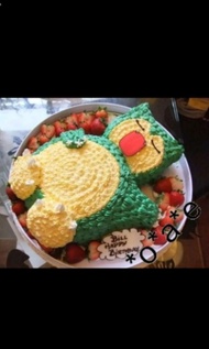 Co Cake - 3D立體蛋糕 吱花 Pokemon Kabigon 卡比獸 蛋糕 pokemon go 比卡超