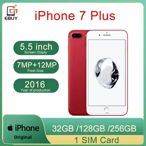 Apple iPhone 7 Plus 3GB RAM 32/128/256GB ROM 12MP 5.5" IPS LCD IOS A10 NFC iPhone7 Plus 7P Original 