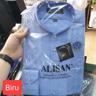 Promo Baju Koko Alisan Lengan Panjang Original Ukuran 14,5 (S)