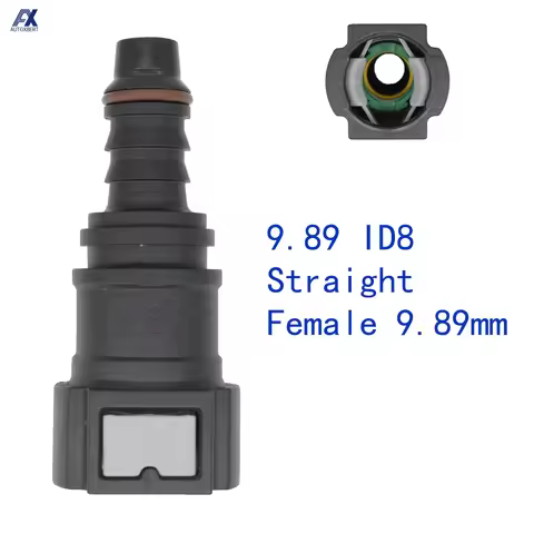8mm 9.89 Female Auto Car Fuel Line Hose Coupler Quick Release Connect Connector Fuel Line Hose Coupl