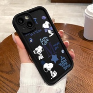 Case Xiaomi Redmi Note 9 10 8 7 Pro 7S 2021 4G Max 9S 5G Lite 10S 10T Silicone Animasi Snoopy Lens P