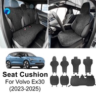 FT For VOLVO EX30 EX-30 2024 2025 Linen Air Wash Four Seasons Car Seat Cushion Protect Mat Seat Pad 