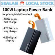 100W Laptop Power Bank 80000maH Super Fast Charging QC+PD Quick Charge Power Delivery For Phone/Tabl