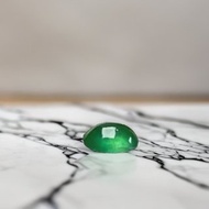 冰種老坑綠翡翠蛋面 | 戒面 | 裸石 | 天然緬甸玉A貨翡翠 | 送禮