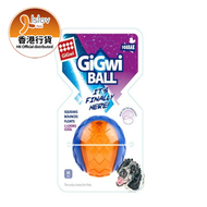 GiGwi - Gigwi Ball系列 藍/橙 M 狗玩具