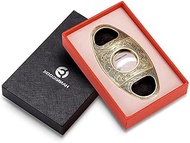 Cigar Cutters for Men Stainless Steel Cigar Cutter Guillotine Double Blade Cigar Cutter Fit Almost C