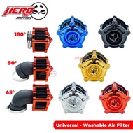 Air Filter Mushroom Head Air Intake Filter Universal 28mm 35mm 42mm 48mm 45 90 180 from Car Air Filt