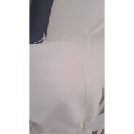 Cream white canvas K. 1.5m, 1m