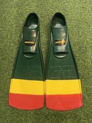 桃園店 GULL  MEW SOFT 潛水 船潛 套腳式 蛙鞋 SIZE XL Rastafarian color