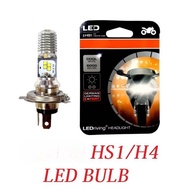 LED BULB 12v 5/6W HS1 H4 7185CW 6000K DEPAN MENTOR SRL115 LC135 V2 V7 RS RSX CT110 VF3I