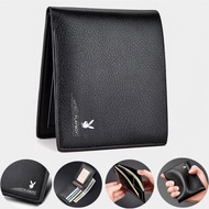 Echo Ridge Men's Short Chic Stitching Multi-Card Wallet Wallet