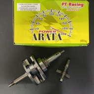 CRANKSHAFT RACING Y15ZR Arata 2.5mm diameter 110mm stroke 63.7 + balancer weight 3kg rod (timing cha