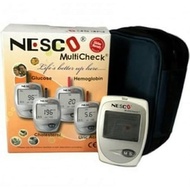 AFR123 Alat Nesco GCU Strip Multicheck 3 in 1 Tes Cek Glucose Gula Darah