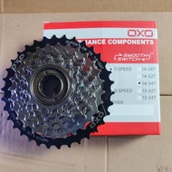 Freewheel oxo 7 speed 14-34t sprocket gear rear bicycle commuter bike threaded freewheel federal 7 s