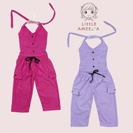 Little Ameelia | Mikha Plain Corduroy OOTD Terno Pants Church Outfit for Kids Girls 2-4 Years Old