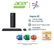 ACER ASPIRE XC-1860-225W11B DESKTOP PC ( CU5-225 16GD5 1024SSD / W11H / OFFICE OPI )