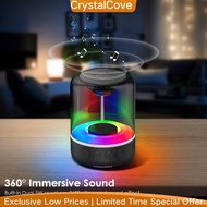 CrystalCove YD-69 LED Light Bluetooth Speaker Colorful Mini Speaker Speaker Bluetooth Bass Speaker Bluetooth Mini Speakers