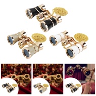 [xdnblun] Theater Binoculars with Adjustable Handle Versatile Vintage Opera Glasses Mini Binoculars 