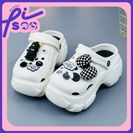 Women's 6cm padded sole with CARO Bow Bear ticker, 3D bow charm slippers Choose 1 size up