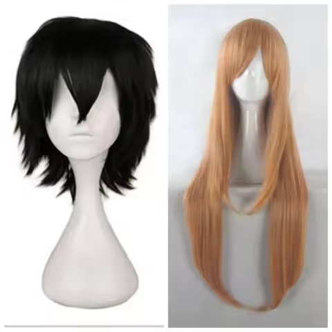 Anime Sword Art Online Kirito Yuuki Cosplay Wig Anime Cos SAO Kirito Black Hair Yuuki Cos Wig Heat R