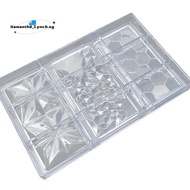 Chocolate Cadny Bar Mold Polycarbonate Chocolate Mould Plastic Baking Pastry Cake Mold Bonbon Confec