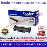 100% Original Brother TN-2480 Toner Cartridge Genuine TN2480 TN 2480 MFC-L2715DW DCP-L2550DW HL-L237