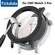 Tempered Glass+PC Case for CMF Watch 3 Pro Screen Protector Frame Bumper Cover for CMF Watch 3 Pro A