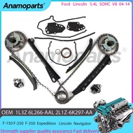Engine Timing Chain Kit Camshaft Phaser Drive Repair Kit for 04-14 Ford Expedition F-150 F-250 F-350