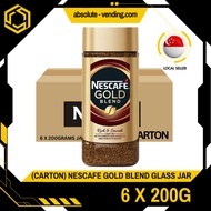 [CARTON] NESTLE Nescafe Gold 200G X 6 (GLASS)