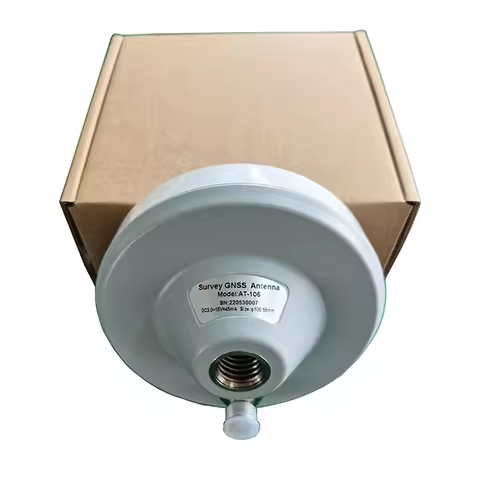 AT-106 MiNi RTK GNSS Survey Antenna High Precision Agricultural CORS Survey GPS l1 l2 l5 Galileo Glo