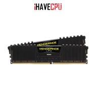 iHAVECPU RAM (แรม) CORSAIR VENGEANCE LPX 32GB (16x2) DDR4 3200MHz BLACK (CMK32GX4M2E3200C16)