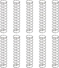 uxcell 10Pcs Compression Springs, 0.6mm Wire Diameter x 7mm OD x 30mm Length 304 Stainless Steel Ext