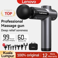 Lenovo Wireless Massage Gun with 8 Accessories, 99 Speeds Adjustable Fascia Massage Gun, Deep Tissue